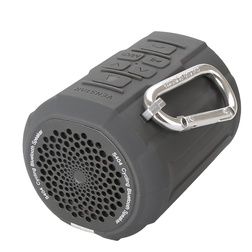 VENSTAR S404 Cycling Sports Portable Bluetooth Speaker FM Radio Waterproof Mini Column with Bicycle Bell iFree Remote Bike Mount VENSTAR S404 Cycling Sports Portable Bluetooth Speaker FM Radio Waterproof Mini Column with Bicycle Bell iFree Remote Bike Mount