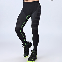 Mens High Quality Compression Cycling Pants Man Fitness Running Pants Outdoor Sport Bike Long Shorts Quick Dry Cycling Clothing