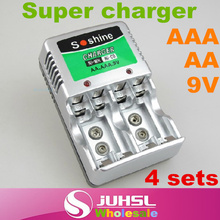 Multifunctional super charger, soshine SC-Z23, applicable AA AAA 9V ni-mh rechargeable battery,Chargers,Consumer Electronics,4X