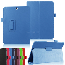 For Samsung Galaxy Tab S2 9.7 T810 T815 Tablet Litchi Leather Skin Pouch Holder Bag Case Folio Stand+stylus