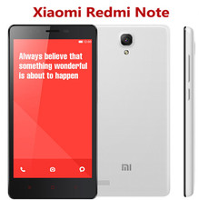Original Xiaomi Redmi Note Dual SIM 4G LTE Mobile Phone Qualcomm Quad Core 5.5″ 1280×720 1GB RAM 8GB ROM 13MP MIUI 6 Hongmi note