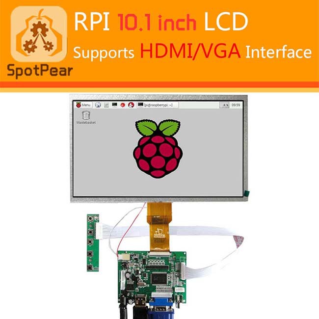 Raspberry pi 3  B 10.1  HDMI -,  7  -  5  LCD