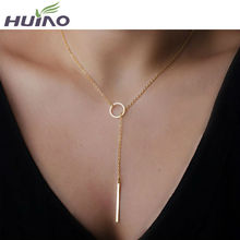 Cheapest Promotion Necklaces Gold Plated Women Fashion Pendant Necklaces Wedding Jewelry Necklaces
