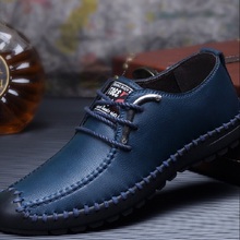 Men Moccasin New Exquisite Craftsmanship Top Leather Shoes, Breathable Casual Shoes Men Super Comfortable Non-slip shoes x252