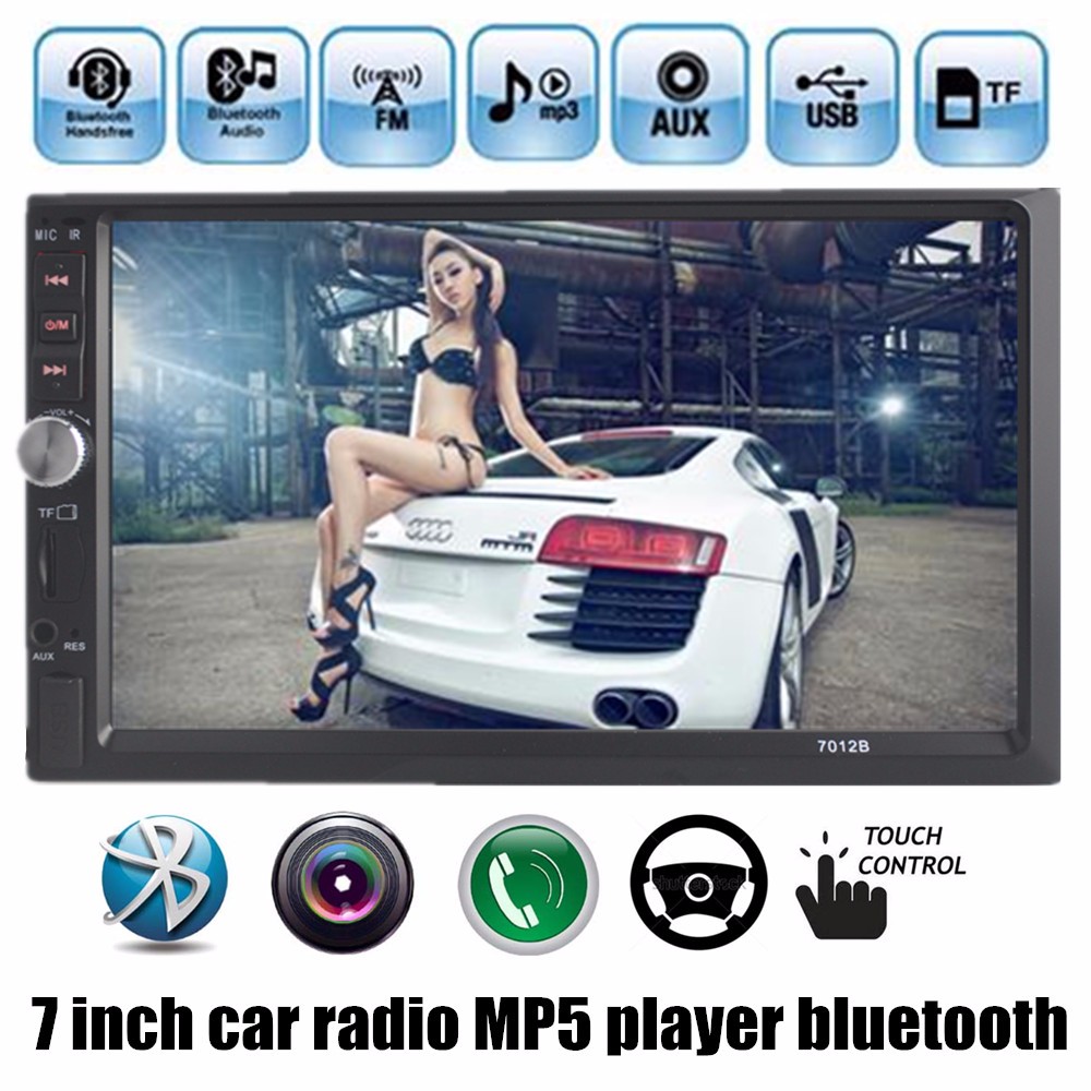 New 2 DIN 7inch screen Support Rear Camera Car Stereo MP4 Player 12V Car MP5 Audio Bluetooth/hands free/USB/MMC/Remote Control New 2 DIN 7inch screen Support Rear Camera Car Stereo MP4 Player 12V Car MP5 Audio Bluetooth/hands free/USB/MMC/Remote Control