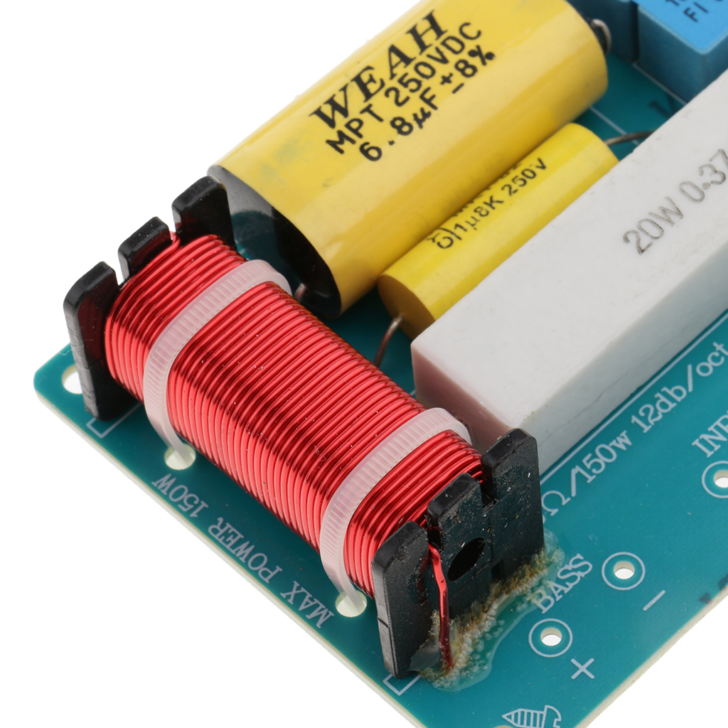 3 Voies Tweeter Mediant Bass Haut-Parleur Filtre Filtre Crossover Audio Module DIY pour KTV Stage Pr/ésident Diviseur de fr/équence