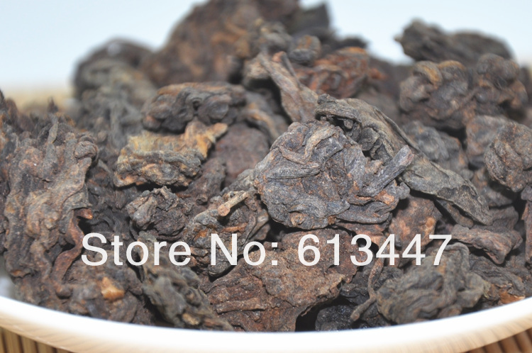 1995Year 1000g Old tree Ripe puer tea Fermented puerh tea Lao ChaTou pu er tea Free