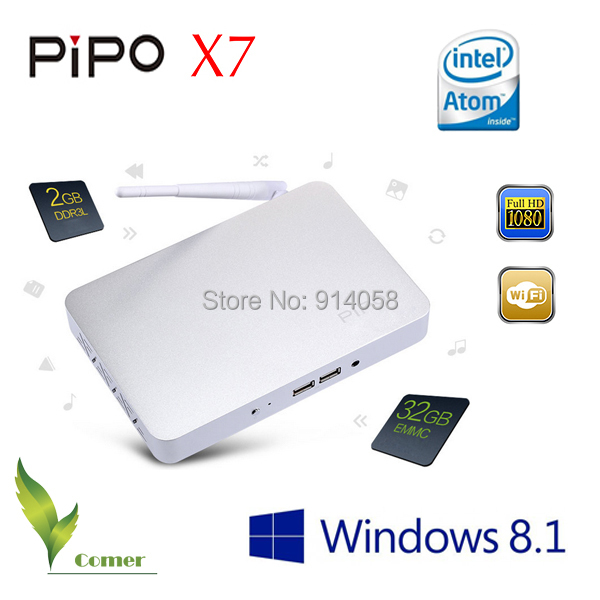   PIPO X7 Box TV    Intel Z3736F 2.16  - Windows 8 TV Box DDR3 2  / 32  Bluetooth 4.0