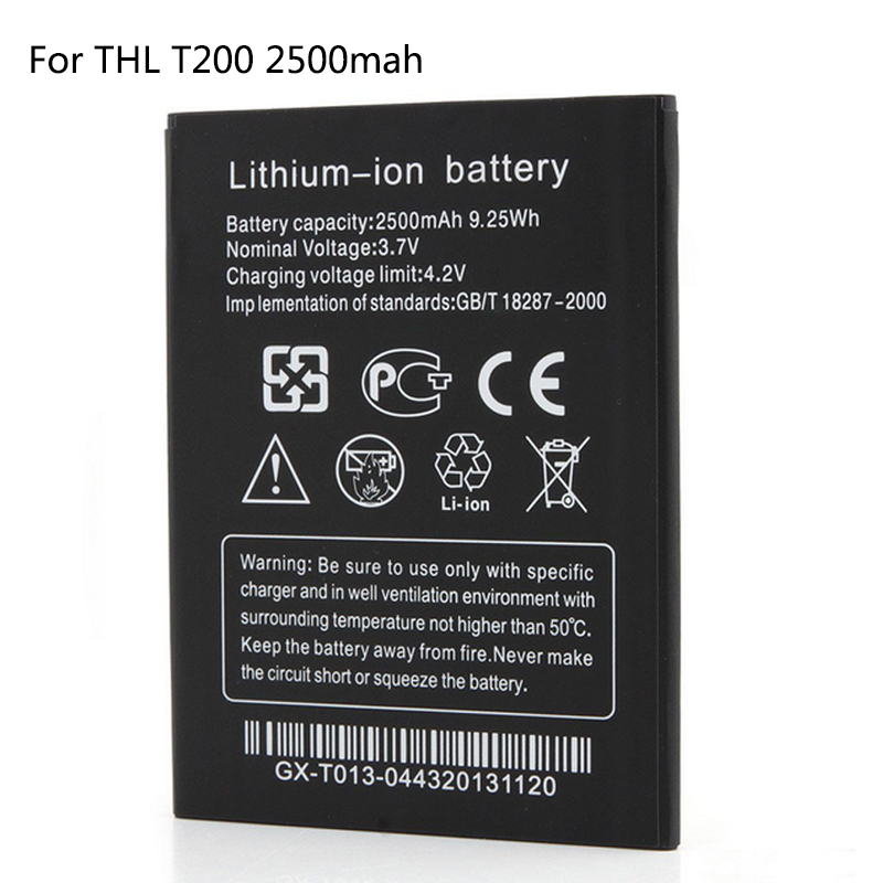 100%  thl t200 t200c   2500  3.7  - bateria bl-01    