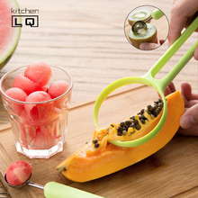 2pcs/set Melon Spoon+Fruit Peeler Household Gadget Kitchen Tools Peeling+Fruit Dig a Spoon Kitchen Accessories Free Shipping