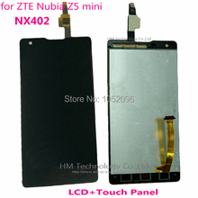 Black LCD+TP for ZTE Nubia Z5 mini NX402 4.7″ LCD Display+ Touch Screen Glass Digitizer Assembly Replacement Free HK Post+Code