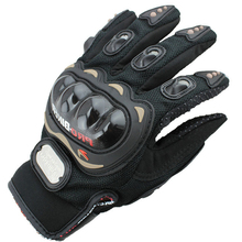 PRO knight Protective Gear Performance Black Pro-Biker Carbon Fiber Bike Motorcycle Motorbike moto Racing Cycling Gloves D12