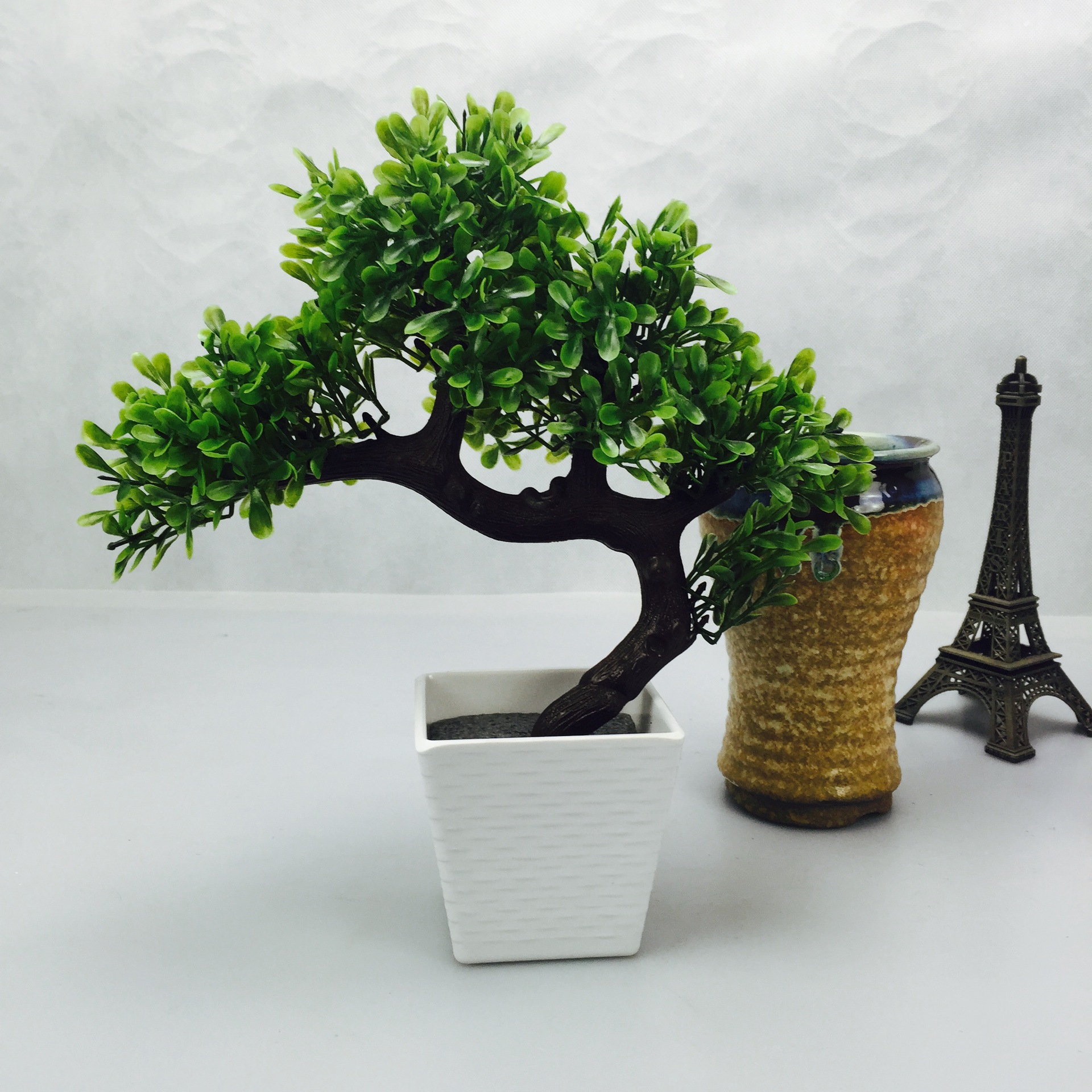 2020 Artificial Bonsai Tree Welcoming Plant Fake Flower Green Plant Simulation Pine Trees Flower Pot Vase Wedding Home Decoration From Cosmose 10 7 Dhgate Com
