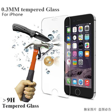 2pcs/lot Genuine 0.3mm 2.5D HD Ultra Thin 4S Tempered Glass Film Screen Protector for iPhone 4 4G 4S iPhone4+ Retail Package