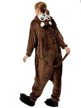 New Brown Monkey Couple Winter Kigu Full Sleeve Hoodie Jacket Pajamas Pyjamas