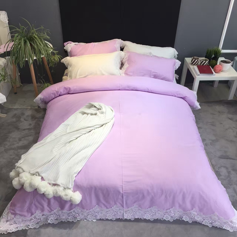 Online kaufen groÃhandel lila bettwäsche königin grö ...