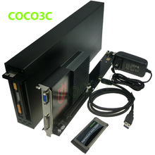 Laptop Expresscard 34 To 2 PCI-E slots adapter Notebook External PCI express Network card graphics card Sound Card