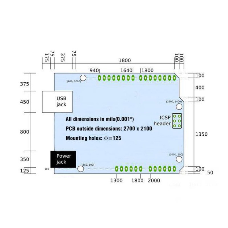 Arduino uno чертеж