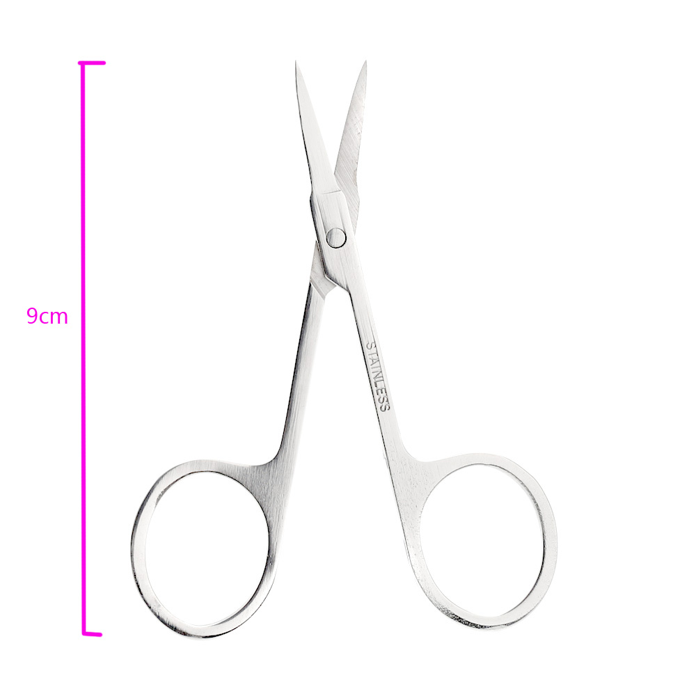 Wholesale Makeup Eyebrow Scissor With Sharp Head Stainless Steel Women