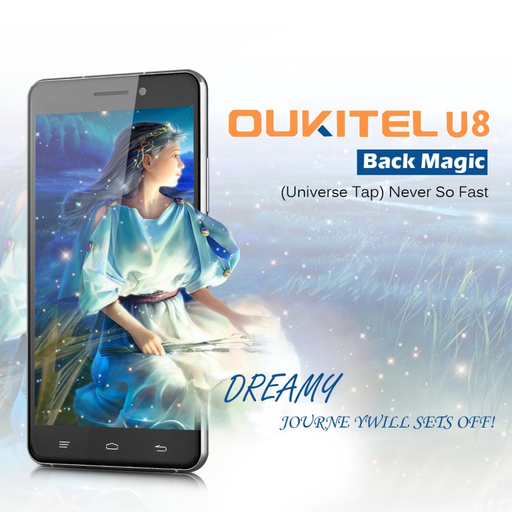 5 5 OUKITEL U8 IPS HD Screen 4G Android 5 1 MT6735P Quad Core Dual SIM