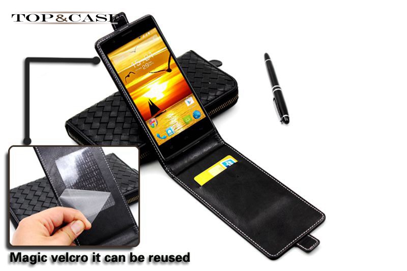 Hot Sale Case For Fly FS501 Nimbus 3 Vertical Card Holder Leather Case For Fly Nimbus 3 FS501
