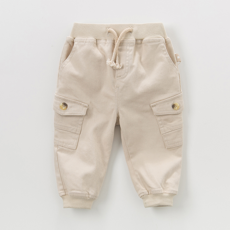 baby boy khaki joggers