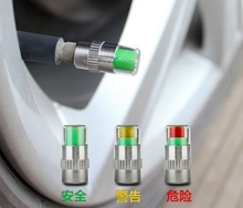 alert tire valve caps car air cap auto accessories stainless steel 4bar 4pieces/set Large in stock wheel tyre pressure indicator