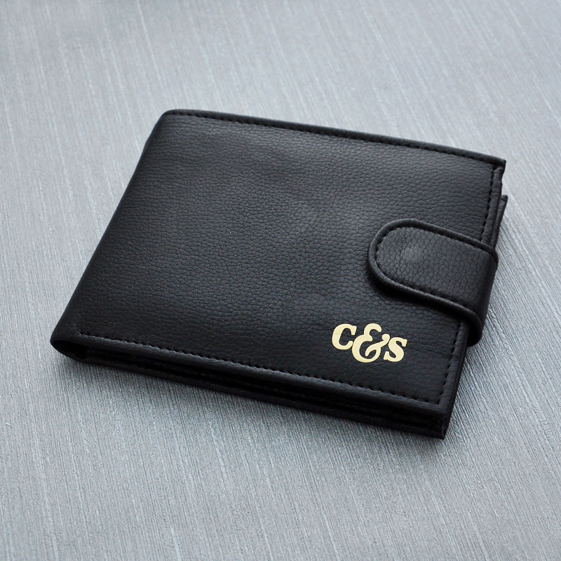 Personalized Men&#39;s Leather Wallet , Groomsmen Gift , Mens Wallet, Engraved Leather Wallet ...