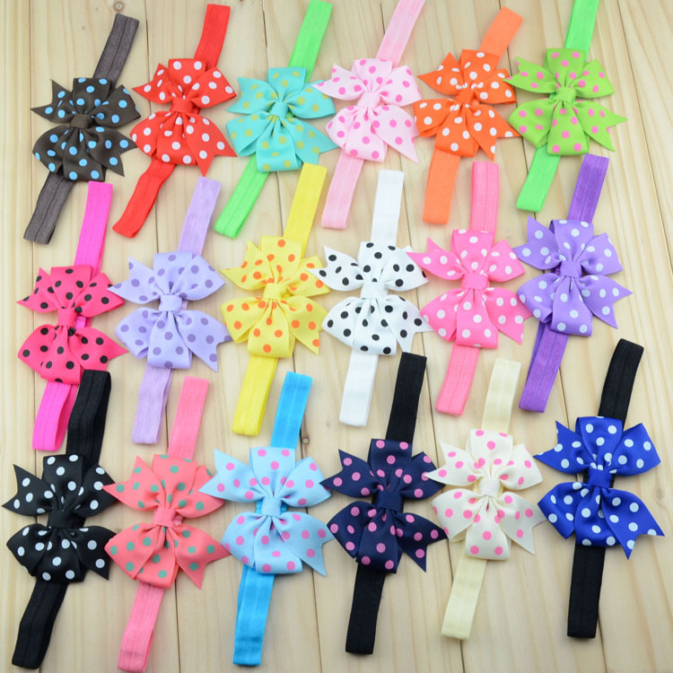 baby headbands polka dot ribbon bow headband flower 18 colors ribbon polka dot bow headband baby baby headbands polka dot ribbon bow headband flower 18 colors ribbon polka dot bow headband baby