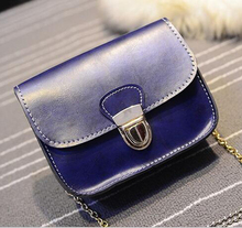DL002 Women bags 17*14*7cm Korean style new summer hit color shoulder bag Messenger packet chain retro casual fashion handbags