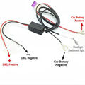 2016 Hot Car Intelligent LED DRL daytime running lights controller Relay Harness Auto Car Controller On