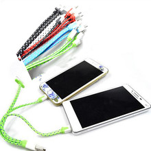 Braide 3 in 1 USB Sync Data Charger Cable For iPhone 4/4S/5/5S/6 For Samsung For iPad Mini mobile phone charger cable