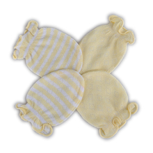 2 Pair New Cute Baby Gloves Soft Cotton Newborn Infant Anti-Scratch Handguard Mittens Baby Gloves