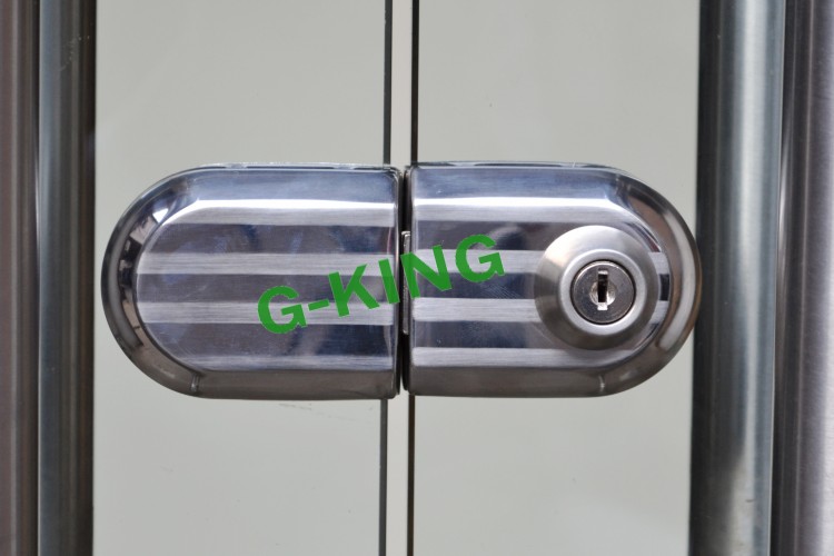 Description Picture 3 of itemGlass door lock, door lock, double glass bolt, inner and outer lock glass bolt 108A