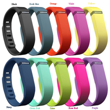 2015 Colorful Silicon Rubber Replacement Fitbit Flex Band Large Small Activity Bracelet Wrist Strap With Metal Clasp Wristband