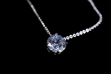 High Quality 18K WHITE GOLD Charm Necklace 2015 Fashion Necklaces Jewelry made with AAA CZ GLD0526
