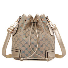 England Style / women canvas bucket bags / female small fashionable shoulder and handbags / 2 colors available