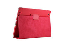 Top Quality For Apple ipad 2/3/4 Magnetic Sleep Flip Matte Litchi Leather Case For new ipad Cover with Smart Stand Holder
