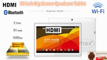 9.7 inch Quadcore capacitive tablet pc with Allwinner A31S, metal casing, Android 4.2