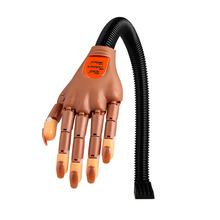 2015 New Professional Nail Trainer Practice Hand Super Flexible Fingers Personal Salon Adjustable Practice Hand Nail