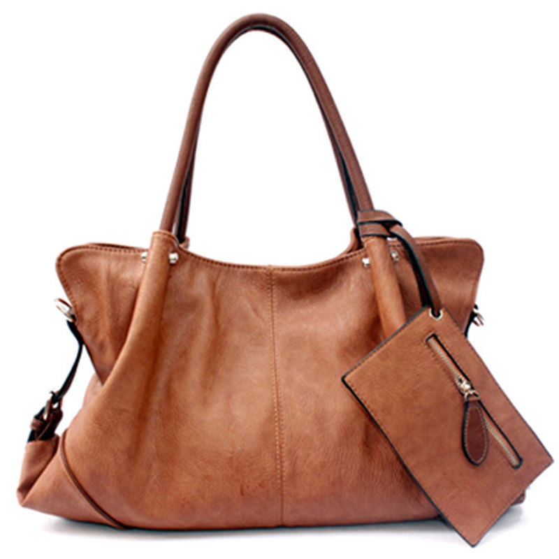 Women genuine leather handbags hobo shoulder bags waterproof ,large capacity vintage purses ...