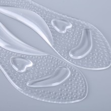 Transparent Insoles High Heels Silicone Foot Cushion Arch Support Shoes Pads New