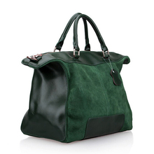 Genuine Leather And TOP END PU Bag Large Size Vintage Handbag Women Cowhide Leather Bag Suede