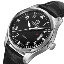 Carnaval hombres del reloj de moda de hombres reloj mecánico automático reloj luminoso Sopphire lujo de oro recorte envío gratis