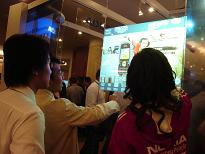 50 inch Multi Interactive Capacitive Touch Foil film with truly 10 points touch