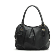 2016 Black Women Bag Fashion Casual ladies handbag Portable Women’s Handbags Artificial Leather Cheap Bolsos mujer