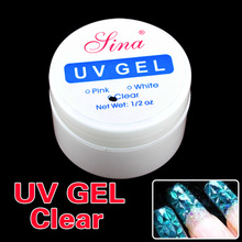 UV Gel Nail UV Builder Gel Transparent Clear Nail Art Manicure Tips Glue