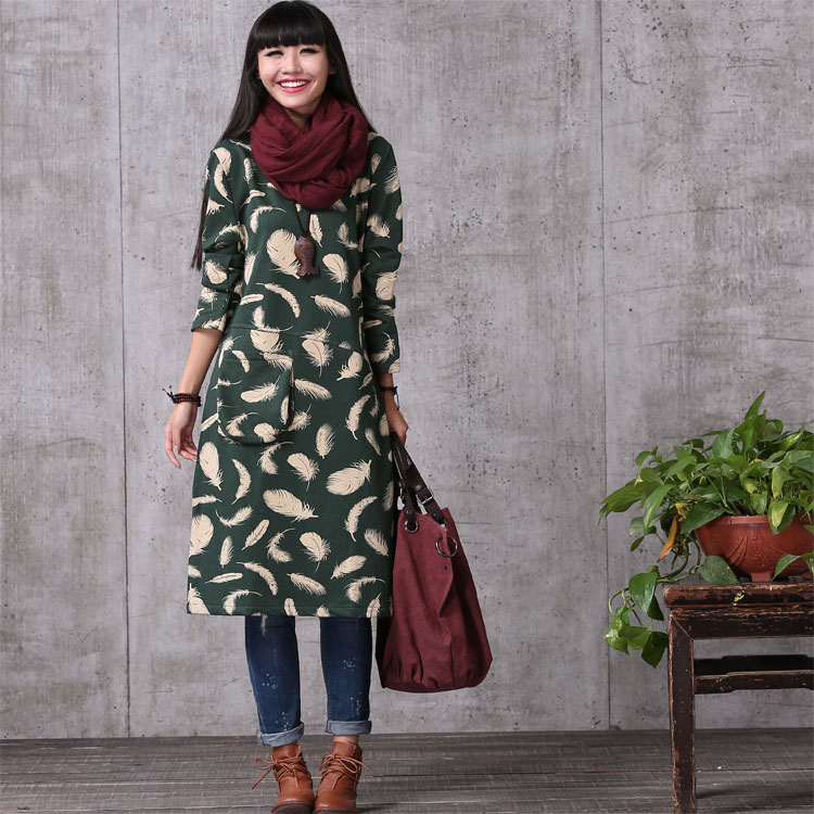 vestidos largos casuales 2016 invierno