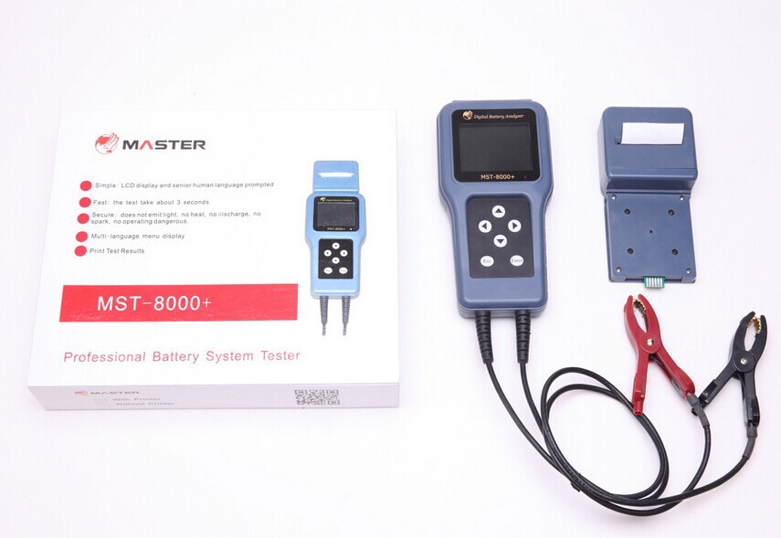 Mst серии цифровой тестер аккумулятора с принтером MST-8000 + для автомобилей