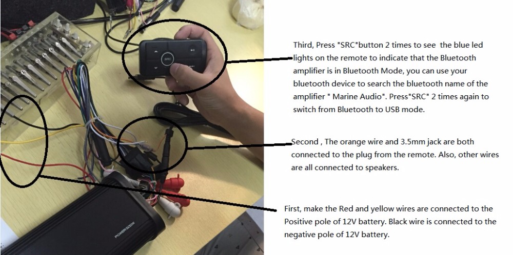 12v bluetooth speaker marine